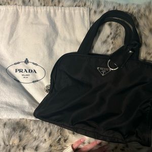 Authentic Prada Bag (see description inside torn)